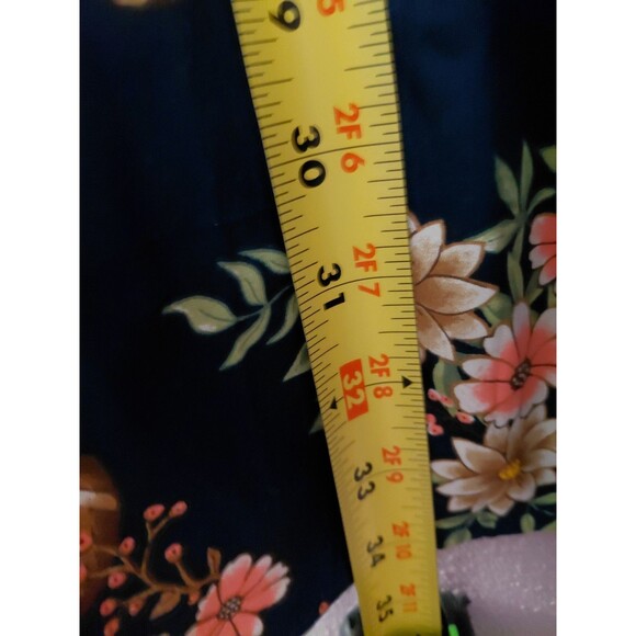 Zac Kids Girls Midnight Blue Floral Short Sleeve Smocked Dress Size 18(XXL) NWT - Picture 14 of 14